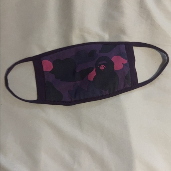 BAPE Purple Color Camo Mask - Picture 1 of 5